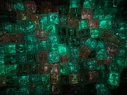 Water beads glow in the dark
