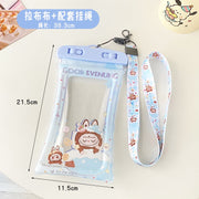 Cute waterproof phone bag/pouch with universal size and adjustable straps