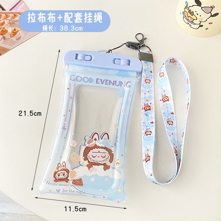 Cute waterproof phone bag/pouch with universal size and adjustable straps