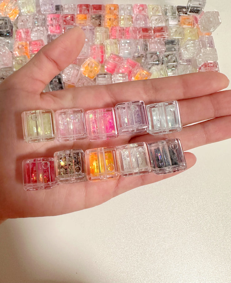 Water beads glow in the dark