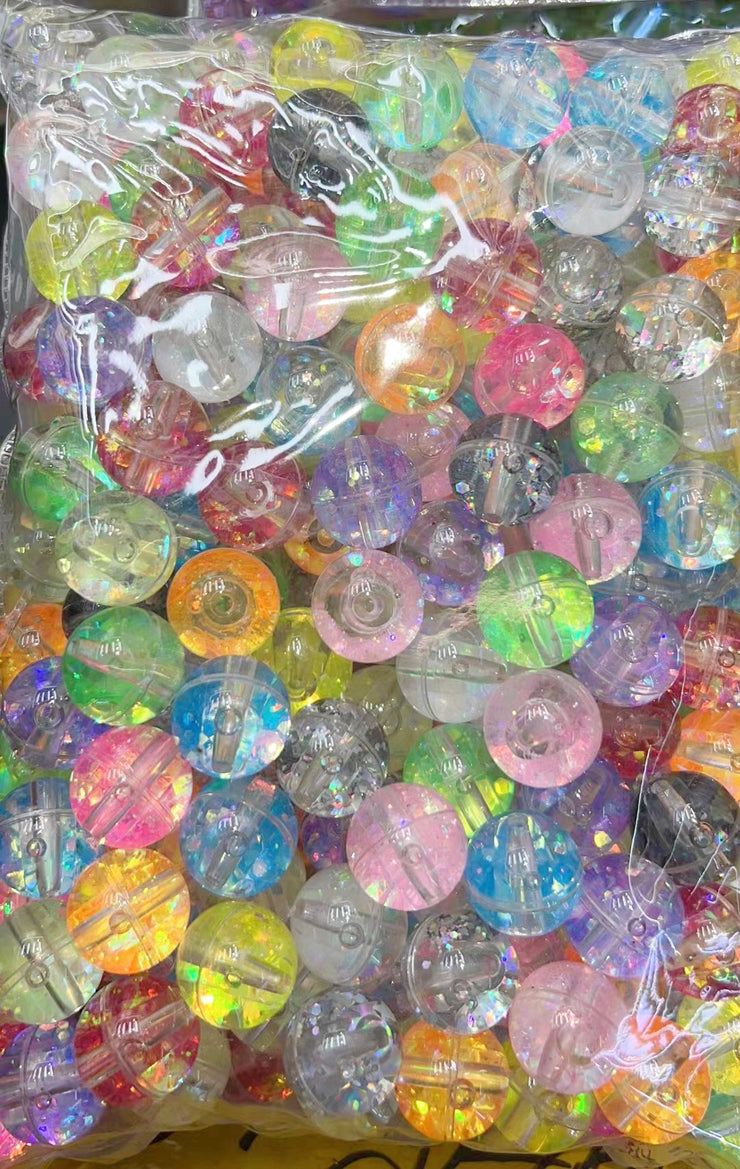 Water beads glow in the dark
