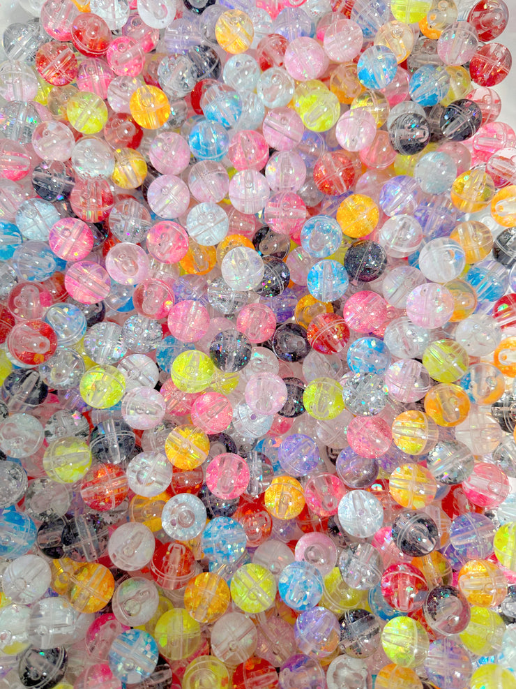 Water beads glow in the dark