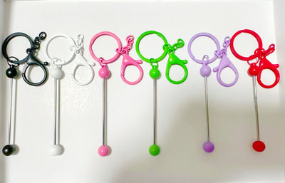 Colorful DIY metal keychain bars for crafting
