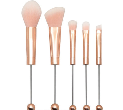 DIY metal beadable makeup brushes