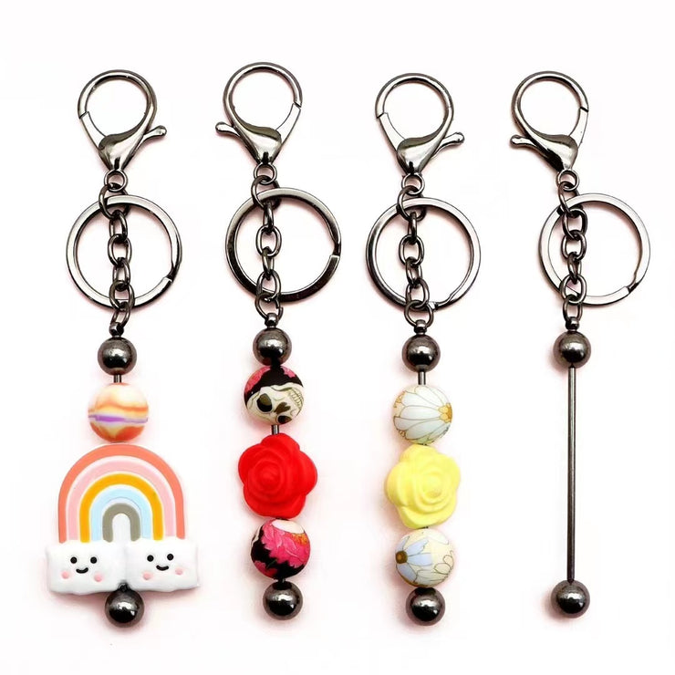 Colorful DIY metal keychain bars for crafting