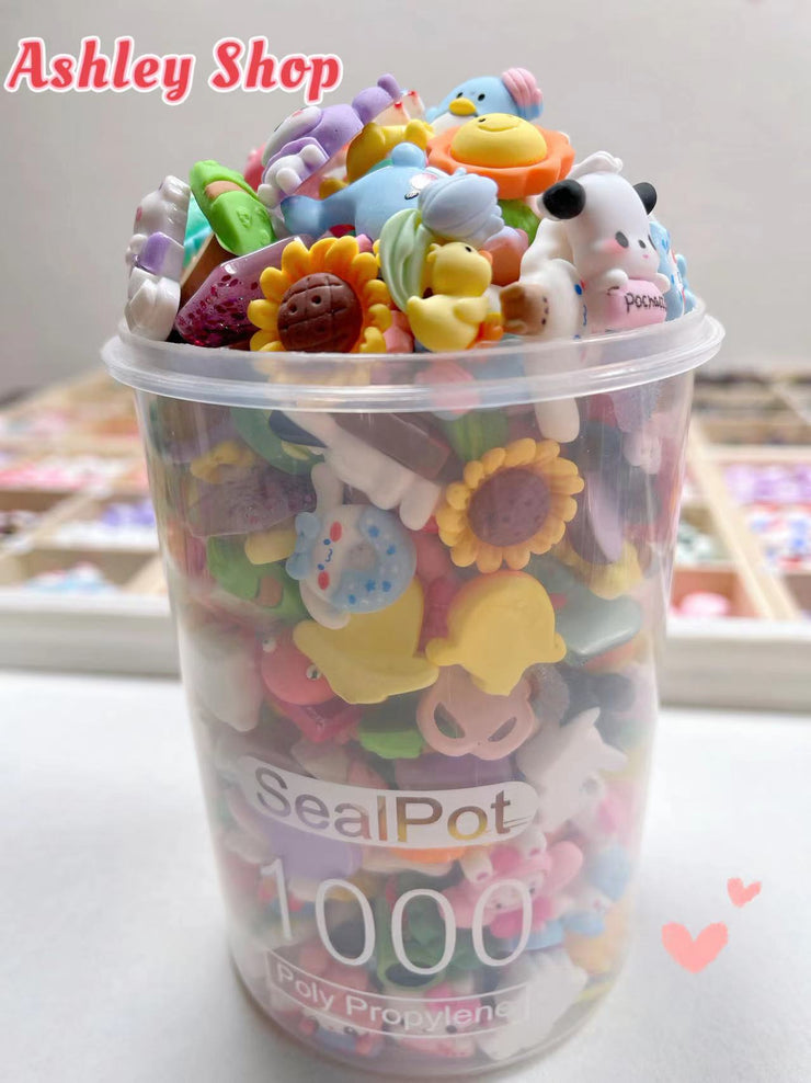 DIY resin and acrylic charms by bucket cute decoration crafting supply