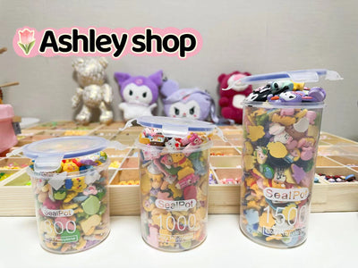 DIY resin and acrylic charms by bucket cute decoration crafting supply